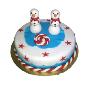 Snowman Cake by 15 AD Bakery