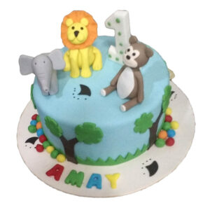 Jungle Theme Cake by 15 AD Bakery