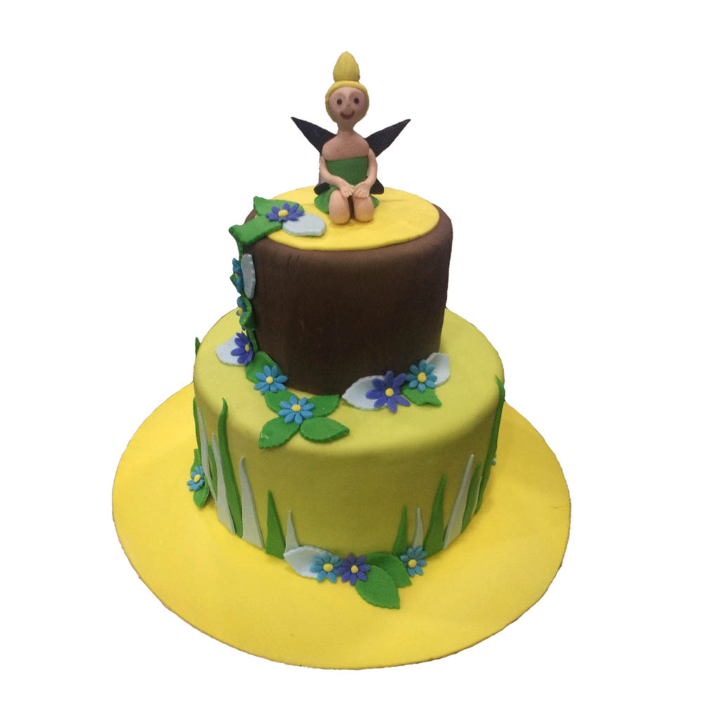 Trnkerbell 2 Tier Cake by 15 AD Bakery