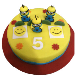 3 Minions Cake