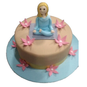 Yoga Theme Cake