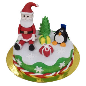 Christmas Theme Cake