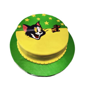 Tom and Jerry Theme Cake