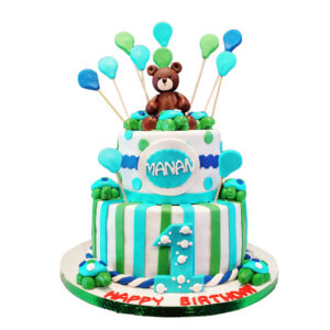 2 Tier Teddy Cake
