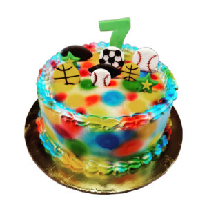 Sports Theme Cake