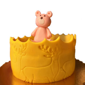 Pink Bear Cake