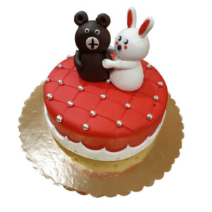 Teddy & Rabbit Cake