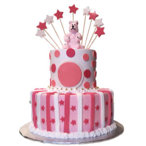 2 Tier Teddy Bear Cake