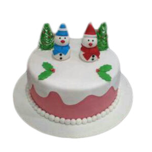 Snowman Cake by 15 AD Bakery