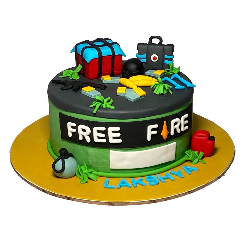 Free Fire Cake by 15 AD Bakery