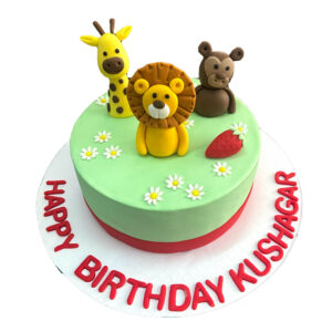 Jungle Theme Cake by 15 AD Bakery