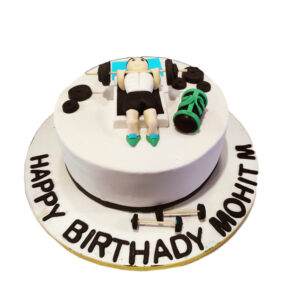 Gym Theme Cake by 15 AD Bakery