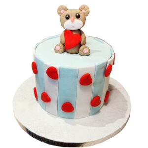 Teddy Bear Love Cake by 15 AD Bakery