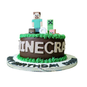 Mine Craft Cake by 15 AD Bakery