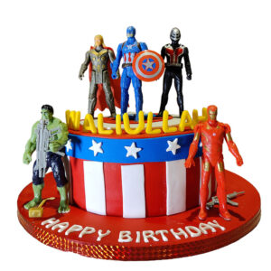 Super Hero Cake by 15 AD Bakery
