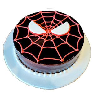 Spiderman Face Cake by 15 AD Bakery