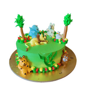 Jungle Theme Cake by 15 AD Bakery