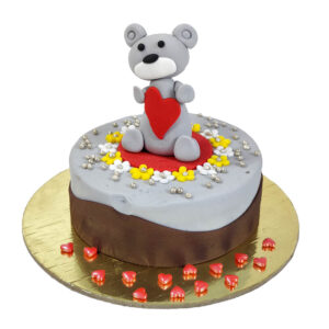 Teddy Love Cake by 15 AD Bakery