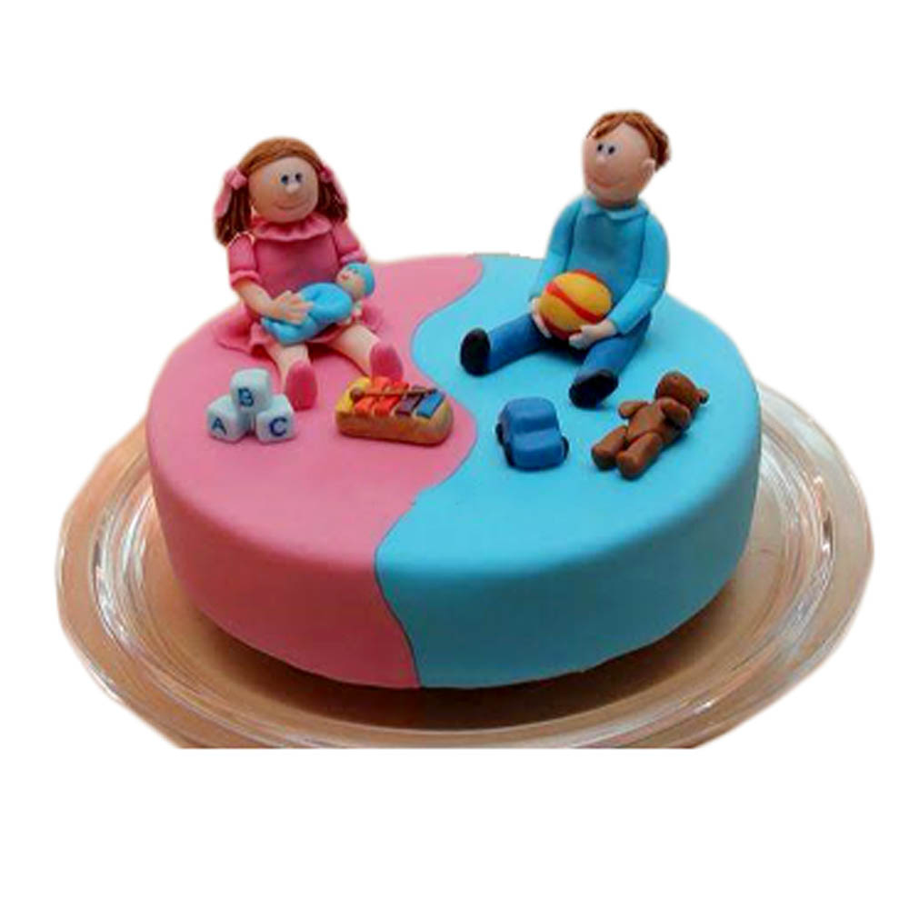 Twins Birthday Cake by 15 Birthday Cake