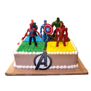 Super Hero Cake by 15 AD Bakery