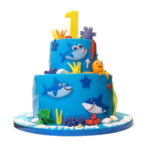 Baby Shark Cake by 15 AD Bakery