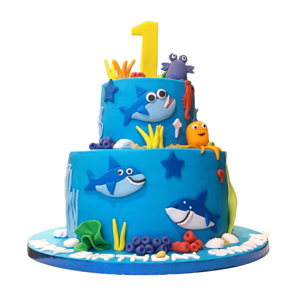 Baby Shark Cake by 15 AD Bakery