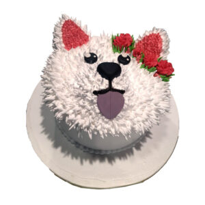 Puppy Face Cake by 15 AD Bakery