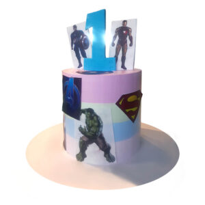 Super Hero Cake by 15 AD Bakery