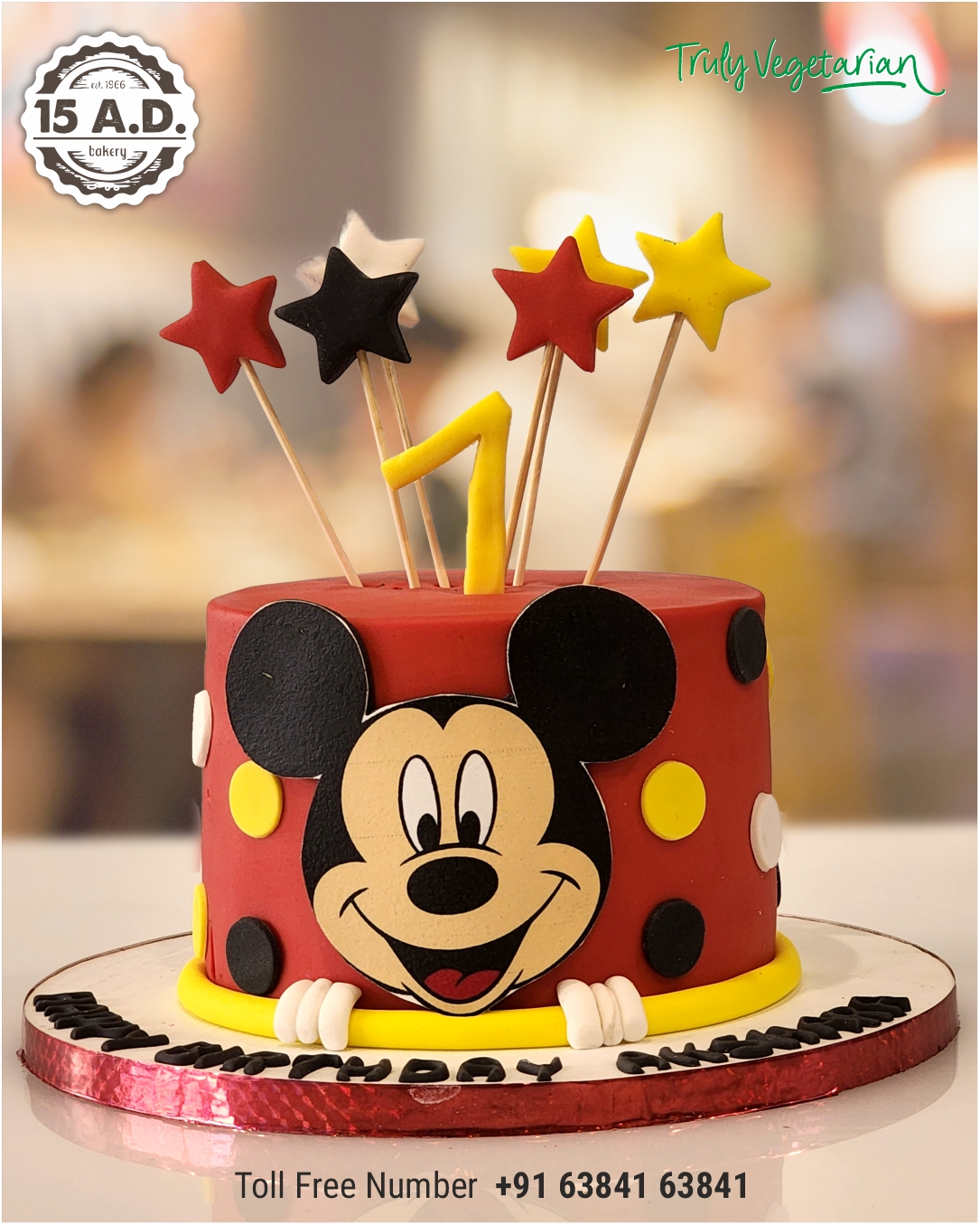 Cartoon Cake by 15 AD Bakery
