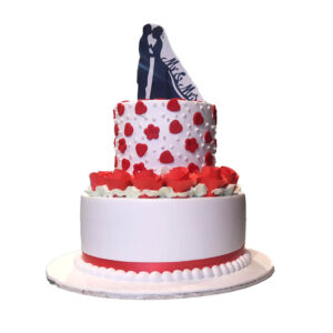 2 Tier Anniversary Cake