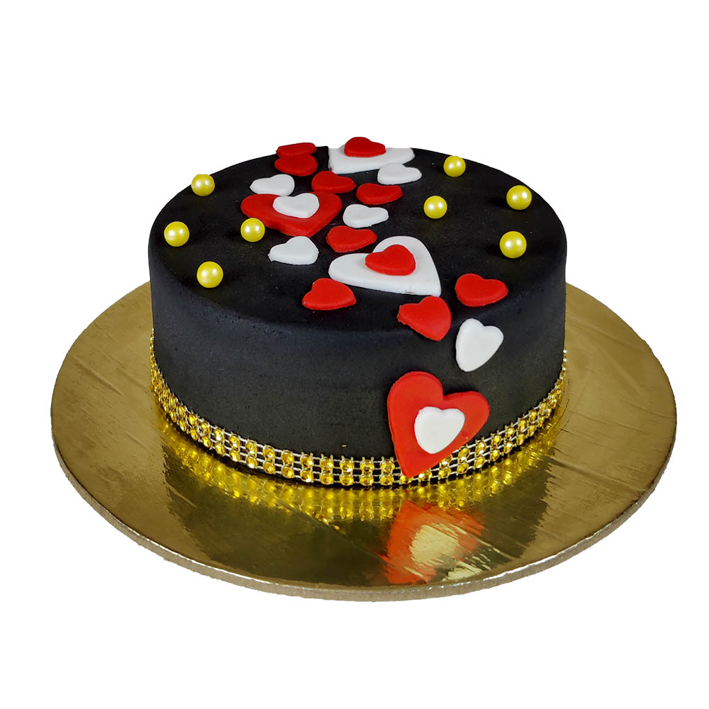 Love Cake with Hearts