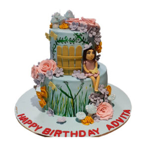 2 Tier Girl in Garden