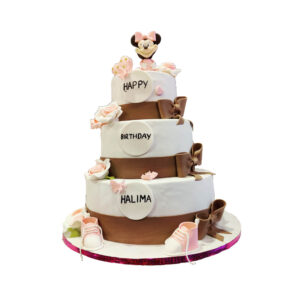 3 Tier Minnie Mouse Cake
