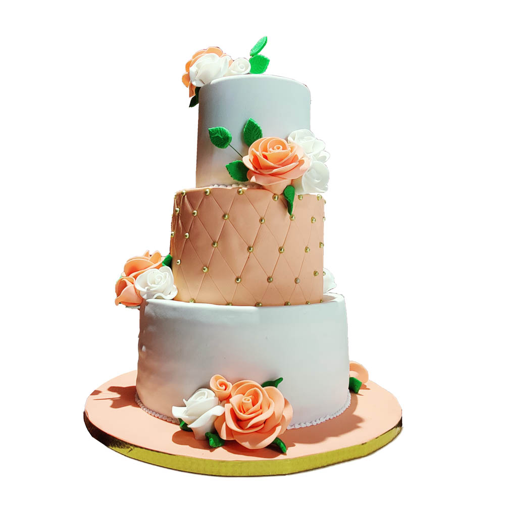 3 Tier Floral Cake