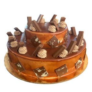 2 Tier Kitkat Cake