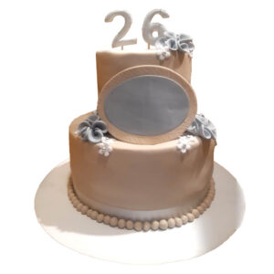 2 Tier Anniversary Cake