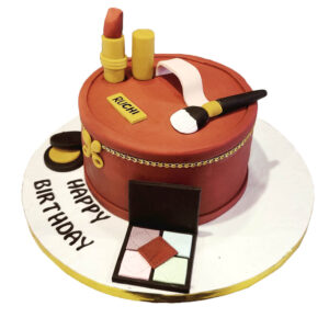 Makeup Theme Cake