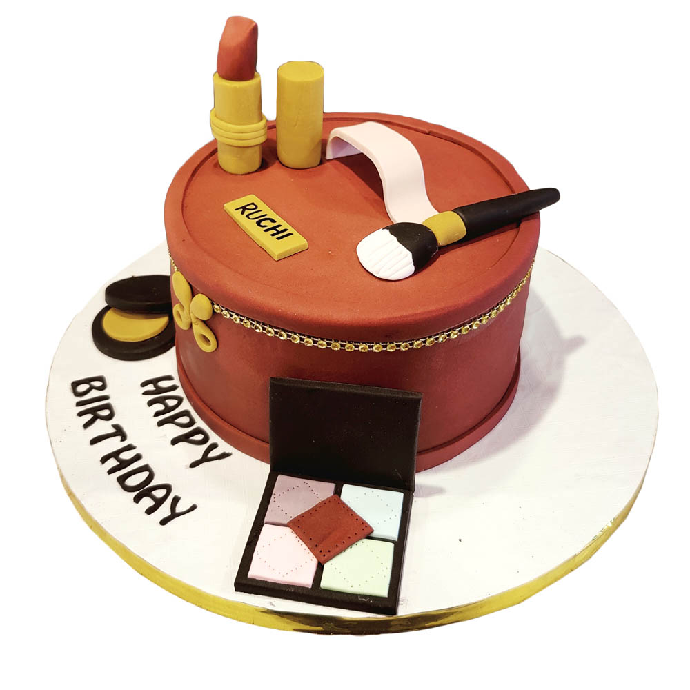 Makeup Theme Cake