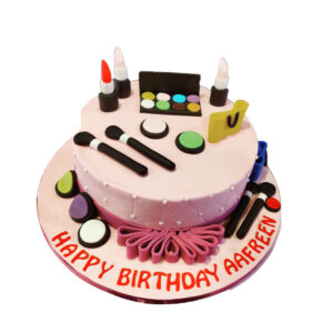 Makeup Theme Cake