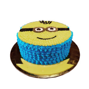 Minion Face Cake