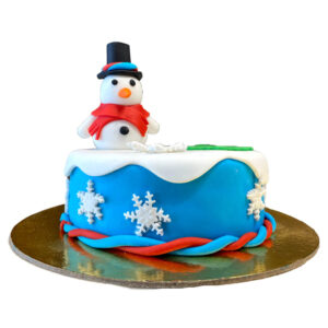 Snowman Cake