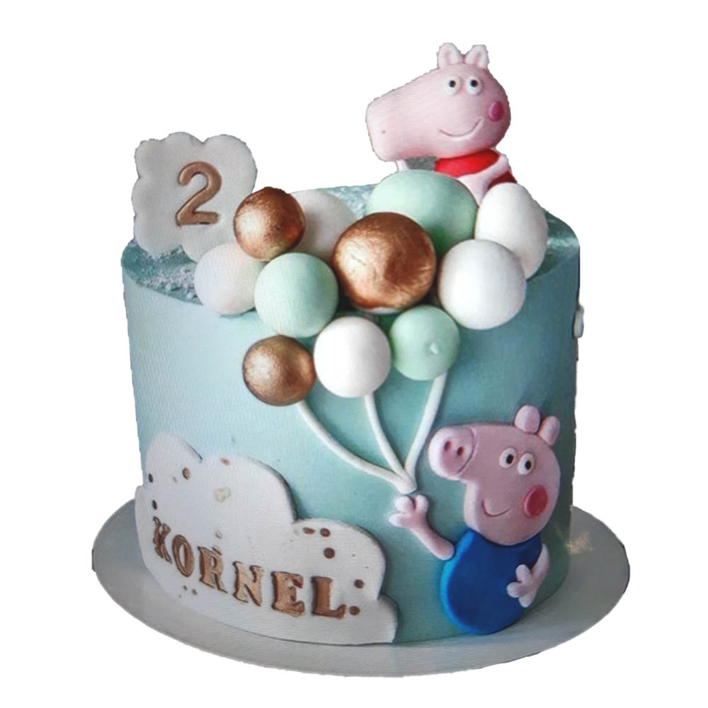 Peppa Pigs with Balloons