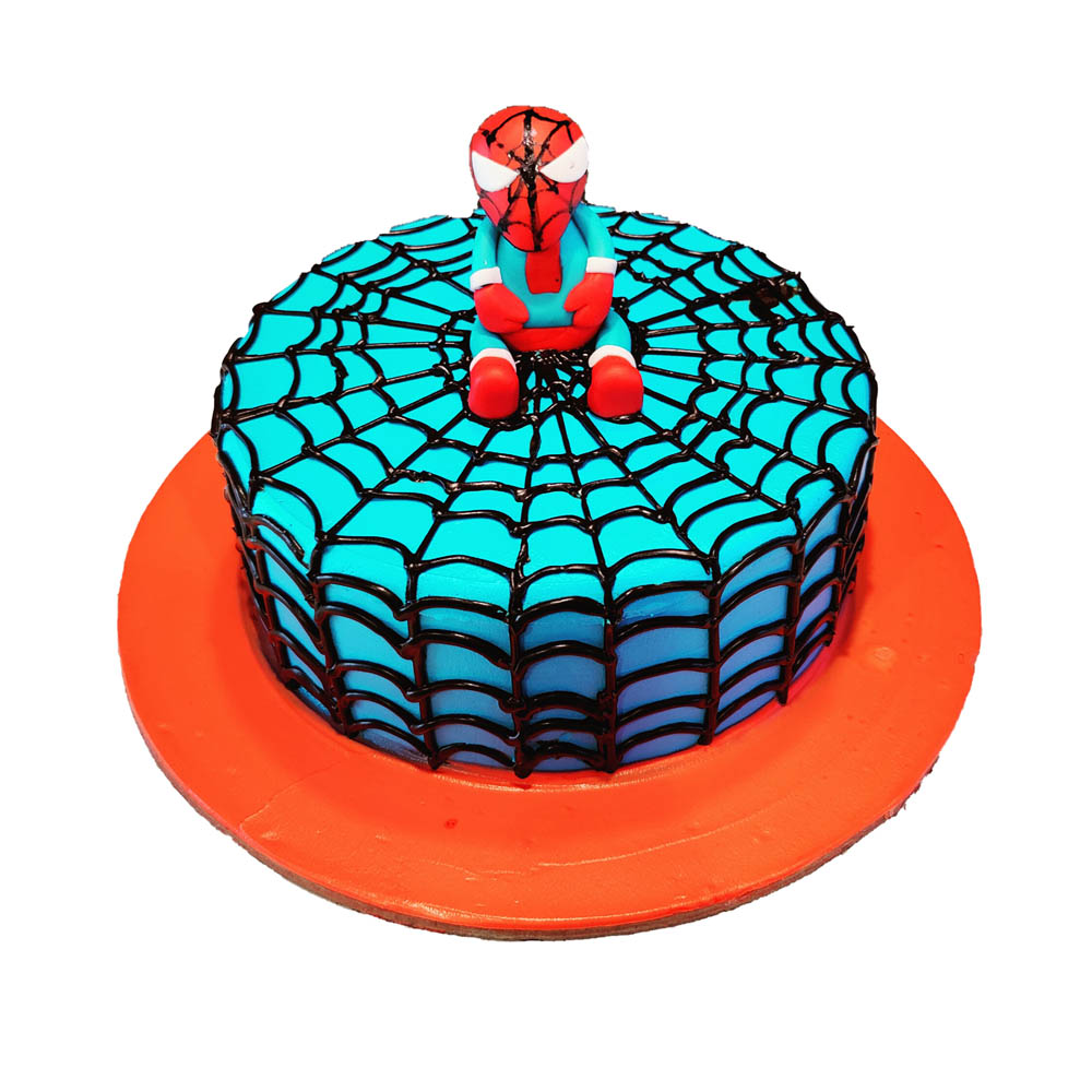 Spiderman Theme Cake