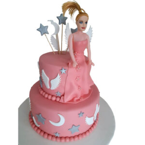 2 Tier Fairy Doll Cake