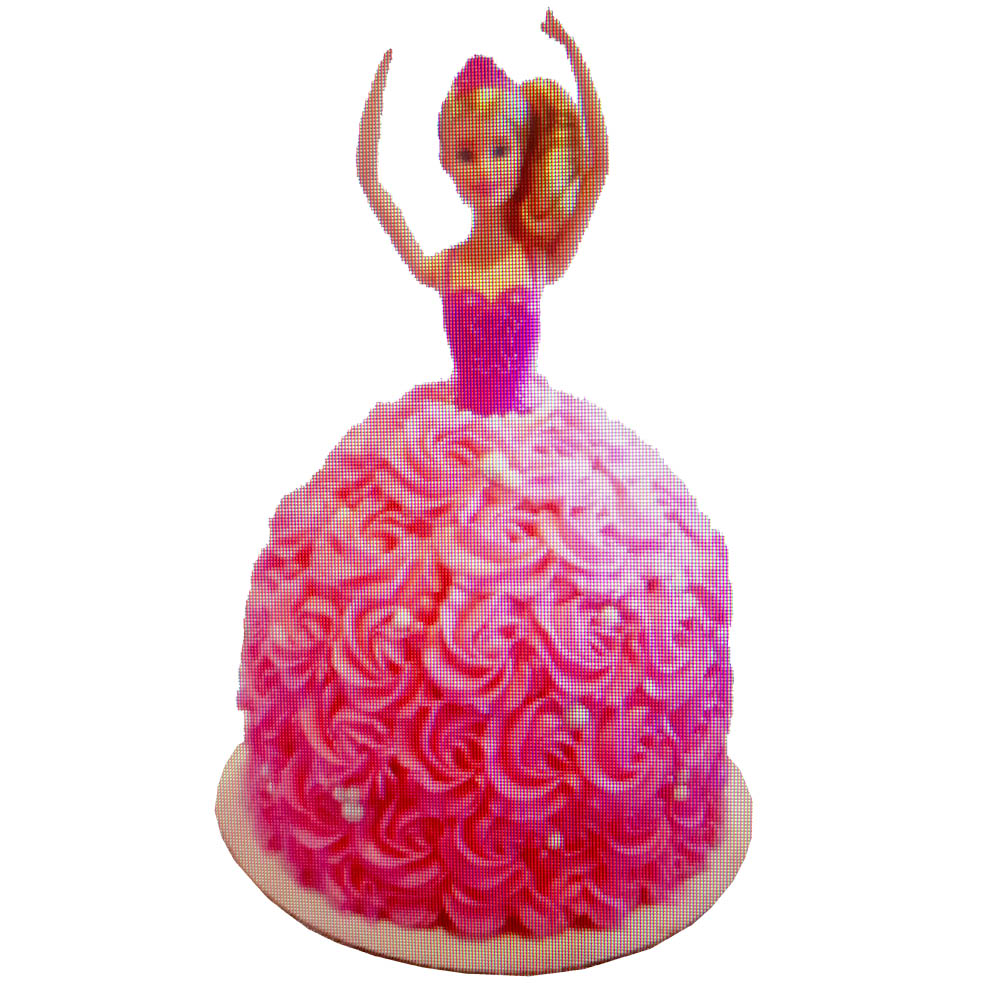 Pink Dancing Doll Cake
