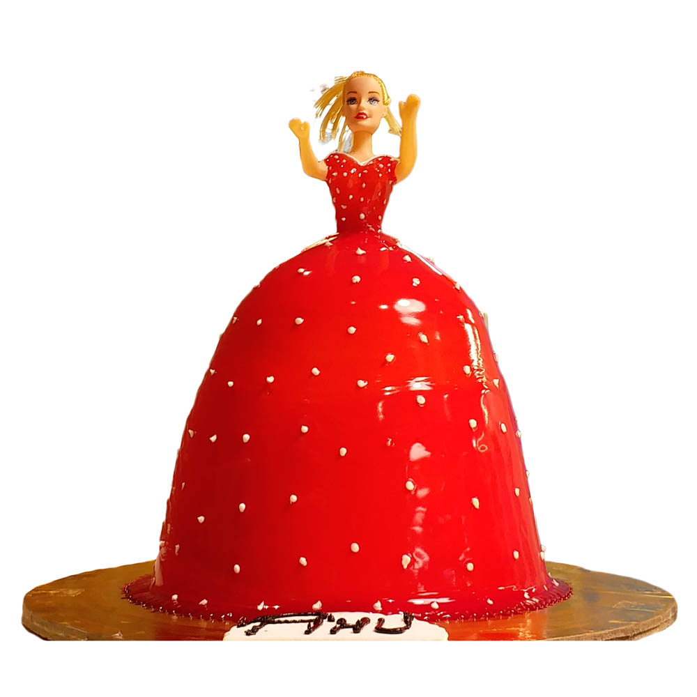 Red Dancing Doll Cake