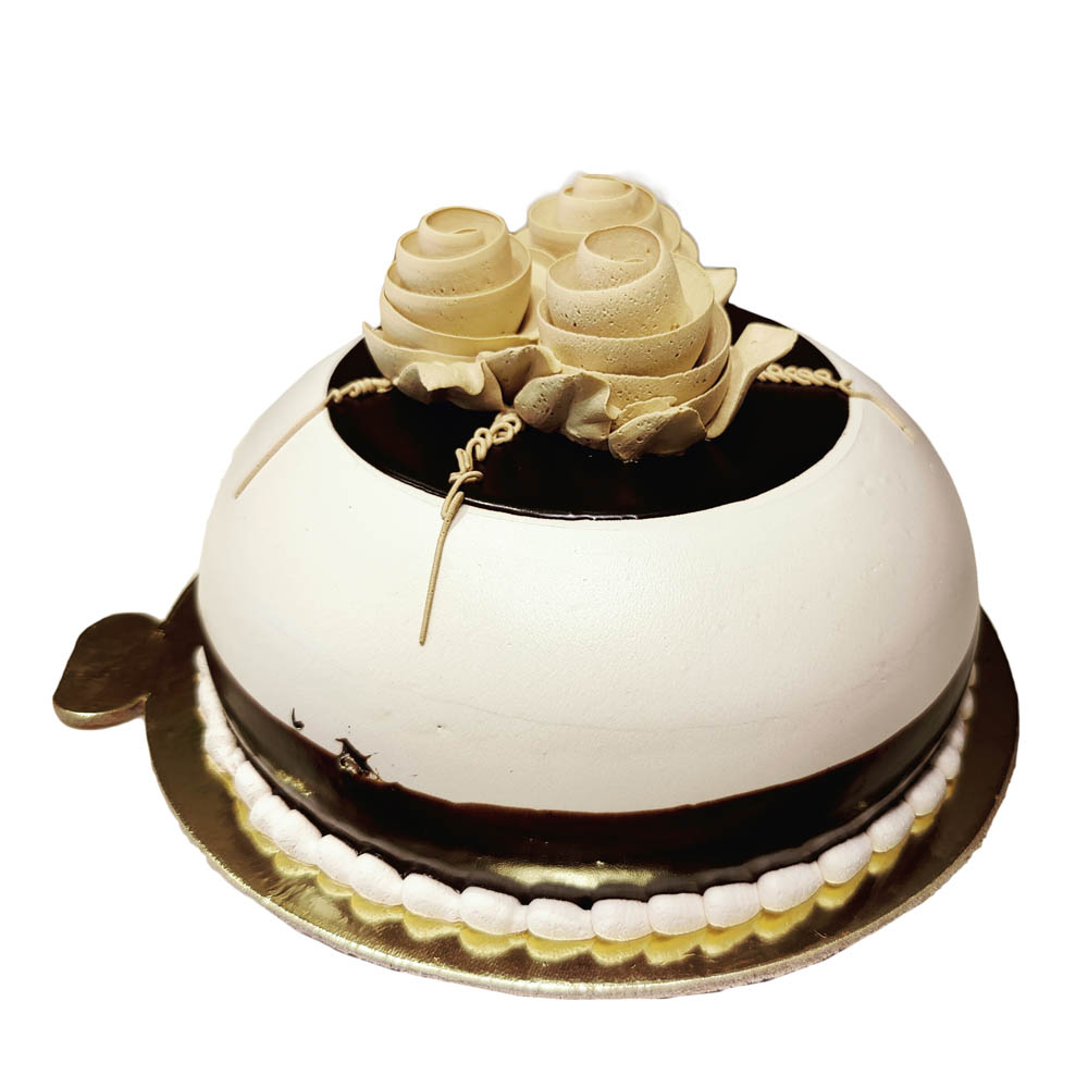 Designer Round Floral Cake