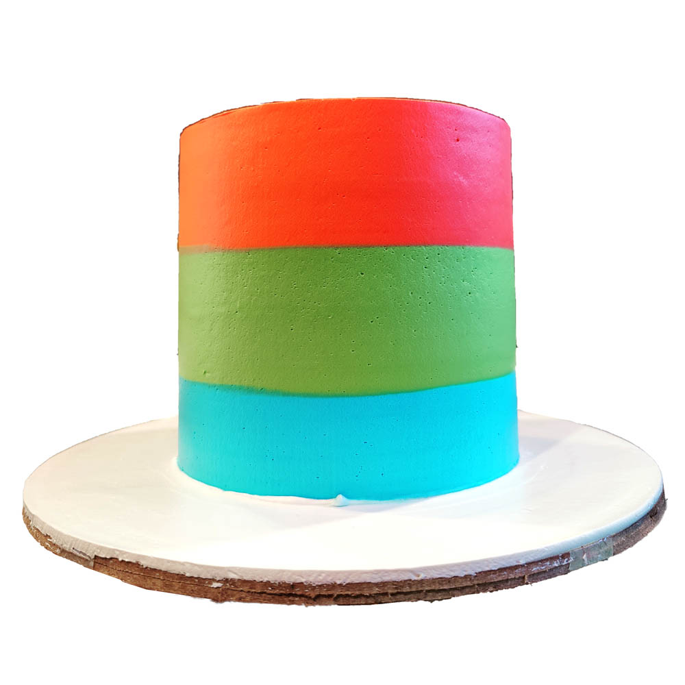 Tri Color Drip Cake
