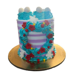 Designer Colorful Floral Cake