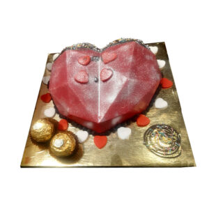 Heart Shape Pinata Cake